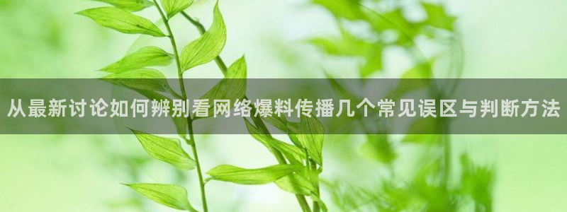 明星黑料真伪核验